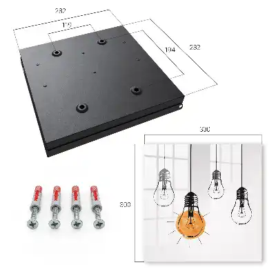 Kreative Glühbirne in einfachem Design