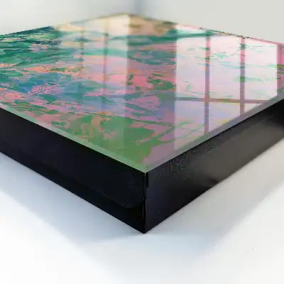 Pflanzenabstraktion in Pastellfarben