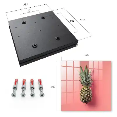 Exotische Ananas vor rosa Hintergrund