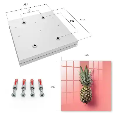 Exotische Ananas vor rosa Hintergrund