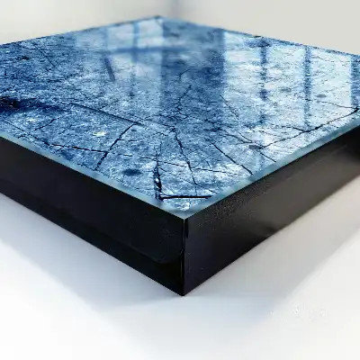 Blaue Tontextur