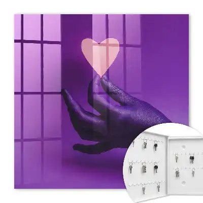 Lila Liebe Kontrast der Emotionen