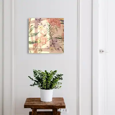 Exotische Eleganz mit grünen Blättern