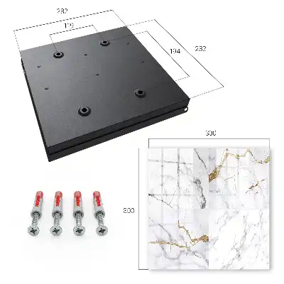 Minimalistisches Marmormuster mit Adern