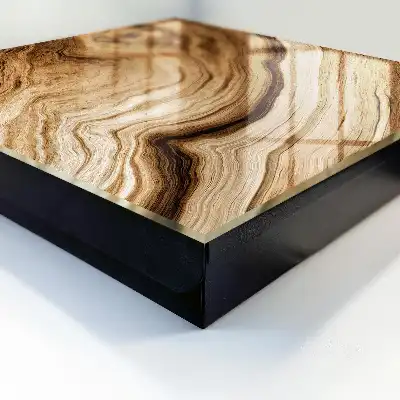 Wellen aus Holz Eleganz des Friedens