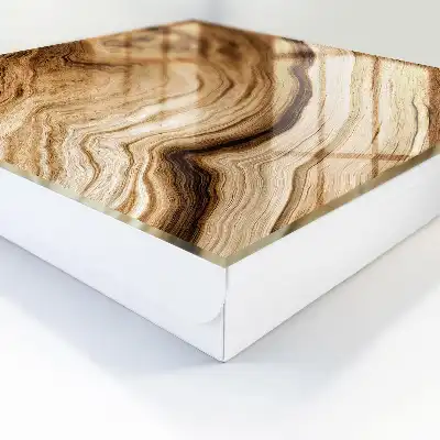 Wellen aus Holz Eleganz des Friedens