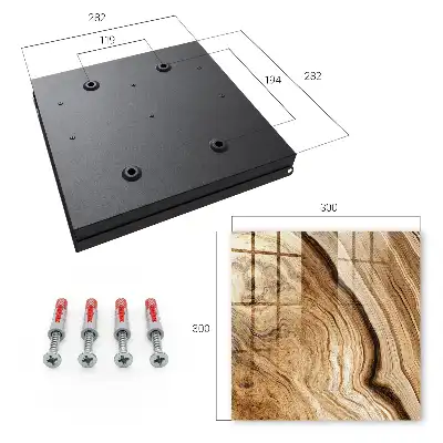 Wellen aus Holz Eleganz des Friedens