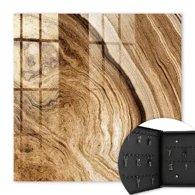Wellen aus Holz Eleganz des Friedens