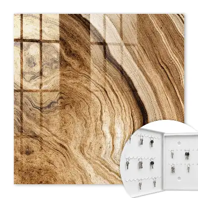 Wellen aus Holz Eleganz des Friedens