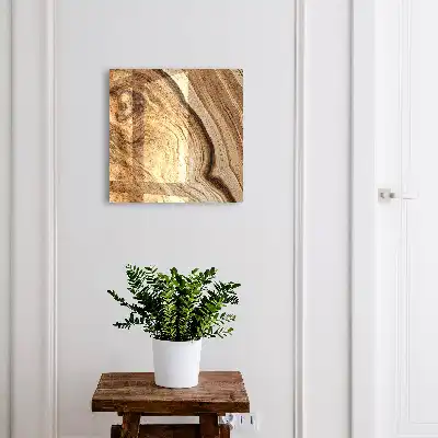 Wellen aus Holz Eleganz des Friedens
