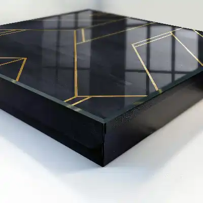 Geometrische Struktur, kontrastierende Farben