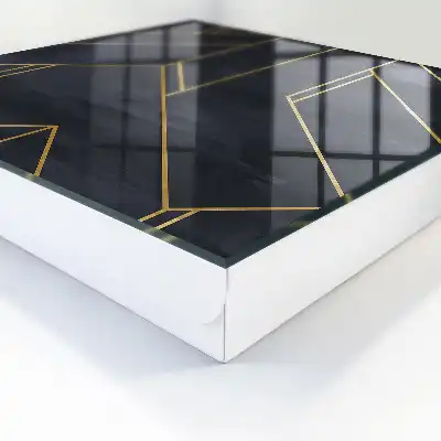 Geometrische Struktur, kontrastierende Farben