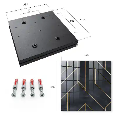 Geometrische Struktur, kontrastierende Farben