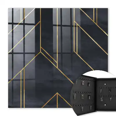 Geometrische Struktur, kontrastierende Farben