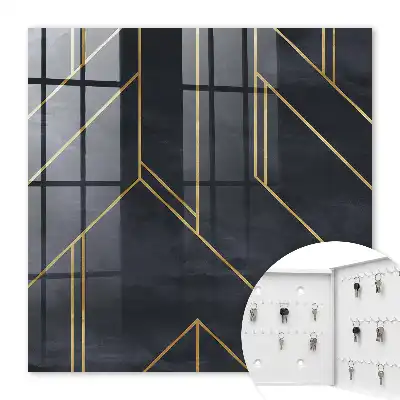 Geometrische Struktur, kontrastierende Farben