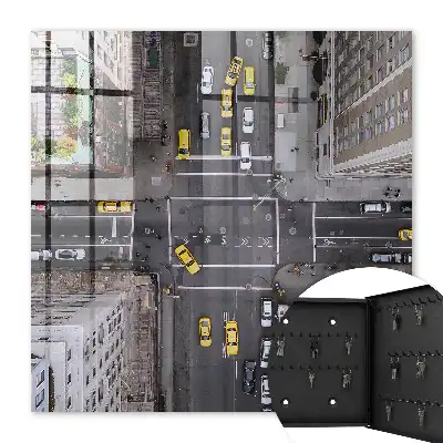 Stadtstraßen voller Taxis
