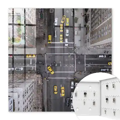 Stadtstraßen voller Taxis