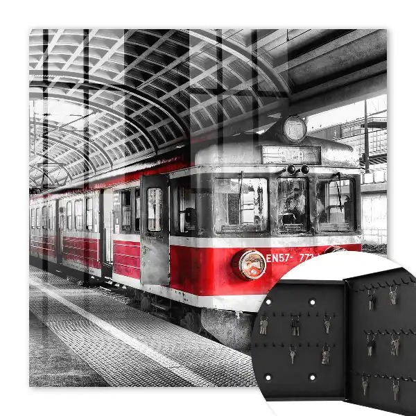 Eisenbahnsymmetrie stilvoller Architektur