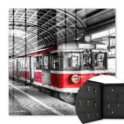 Eisenbahnsymmetrie stilvoller Architektur