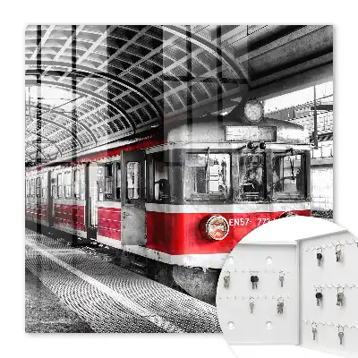 Eisenbahnsymmetrie stilvoller Architektur