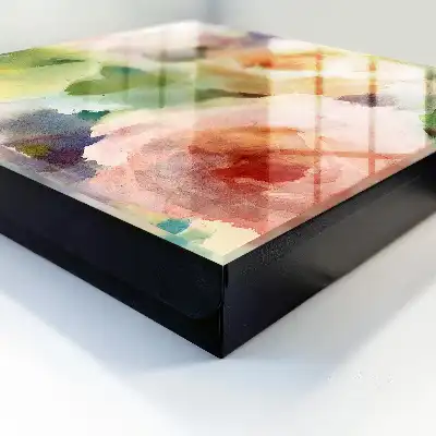 Aquarellblumen in zarten Farben