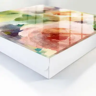 Aquarellblumen in zarten Farben