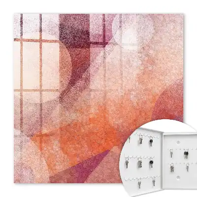 Die Energie der rosa-orangen Abstraktion