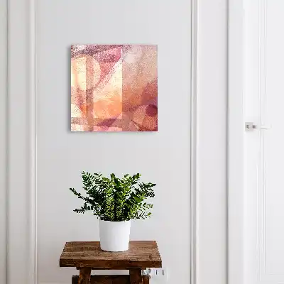 Die Energie der rosa-orangen Abstraktion