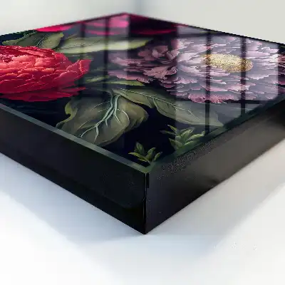 Luxuriöse Blumen, ausdrucksstark im Detail