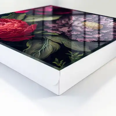 Luxuriöse Blumen, ausdrucksstark im Detail