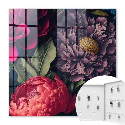 Luxuriöse Blumen, ausdrucksstark im Detail