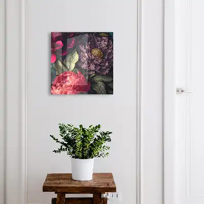 Luxuriöse Blumen, ausdrucksstark im Detail