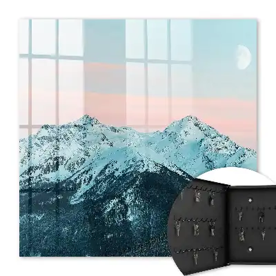 Bergfrieden im Mondlicht