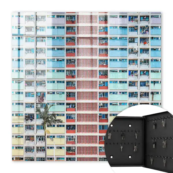 Farbenfrohe Architektur, moderne Eleganz