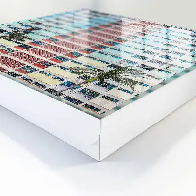 Farbenfrohe Architektur, moderne Eleganz