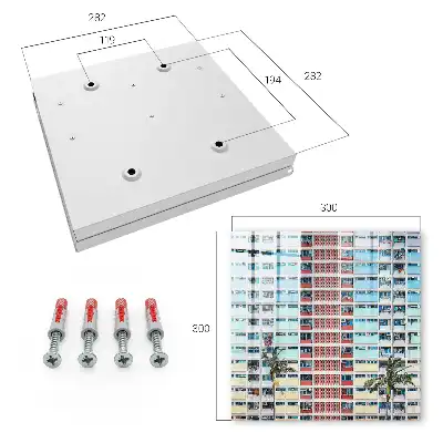Farbenfrohe Architektur, moderne Eleganz