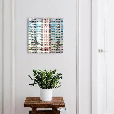 Farbenfrohe Architektur, moderne Eleganz