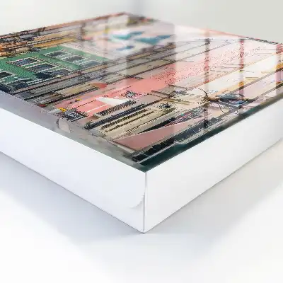 Bunte Mietshäuser, charmante Atmosphäre