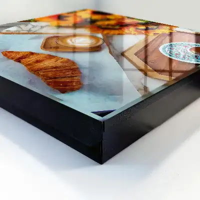 Morgenmomente Kaffee-Croissant