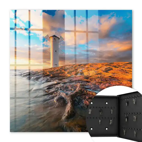 Sonnenuntergangsleuchtturm