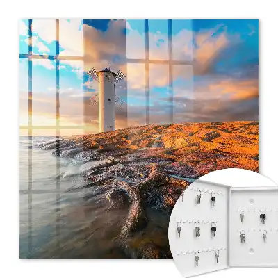 Sonnenuntergangsleuchtturm