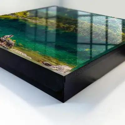 Bergidylle im grünen Wasser