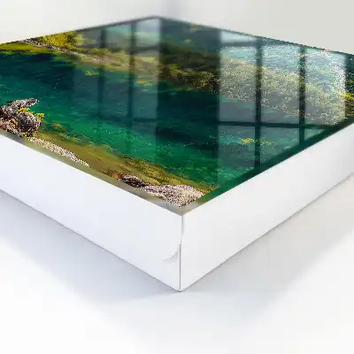 Bergidylle im grünen Wasser