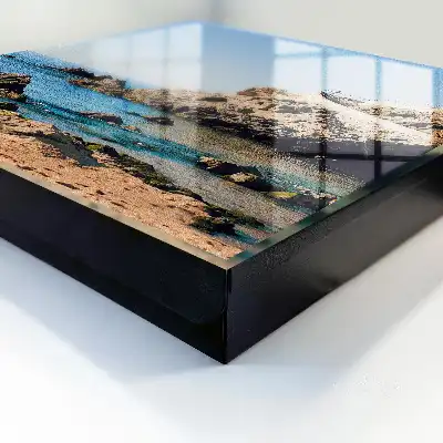 Küstenlandschaft, blaues Meer