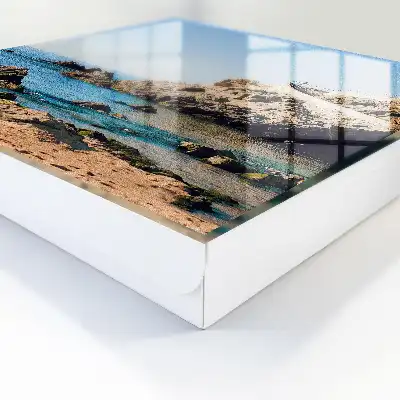 Küstenlandschaft, blaues Meer