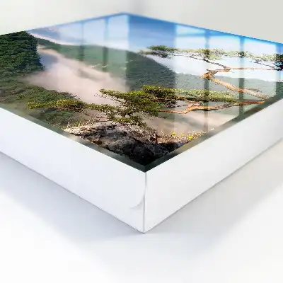 Berglandschaft mit schneebedeckten Bergen