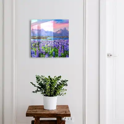 Die Berglandschaft strahlt Frieden aus