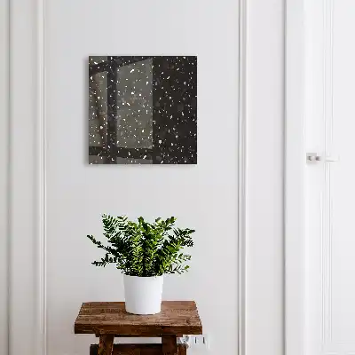 Schwarzer Terrazzo-Hintergrund