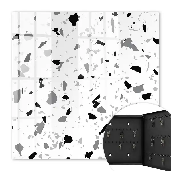 Monochromer Terrazzo-Stil