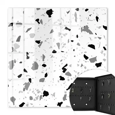 Monochromer Terrazzo-Stil
